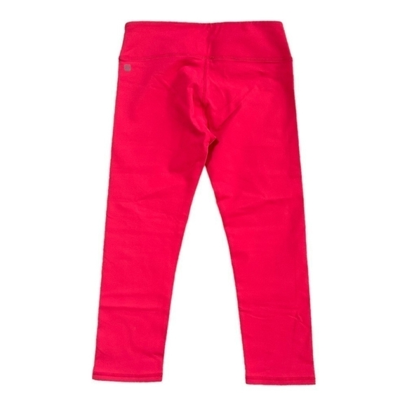 NWT Women Activewear FABLETICS Capri Pink 7/8 Capri Compression Cropped Leggings - Picture 6 of 7